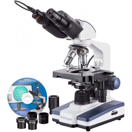 Mikroskooppi Stereo 40X-2500X + kamera