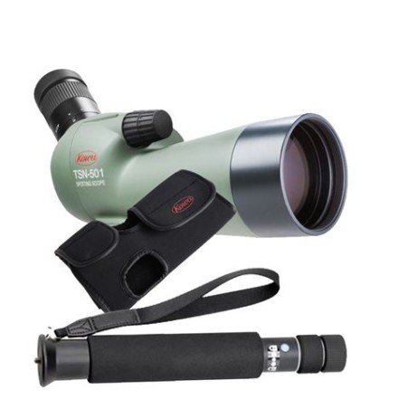 Kowa kaukoputki ja monopod