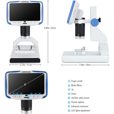 Mikroskooppi lasten digital