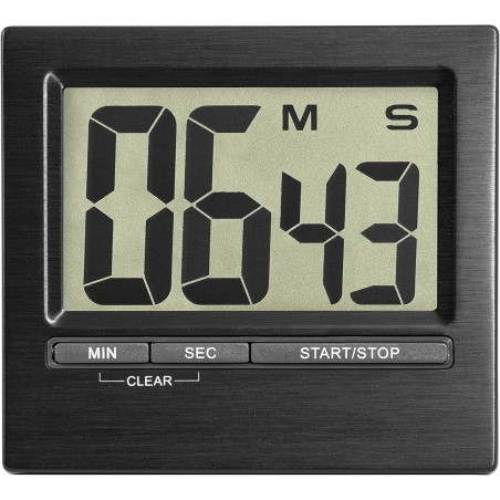 Ajastin Digitaalinen Teräs black