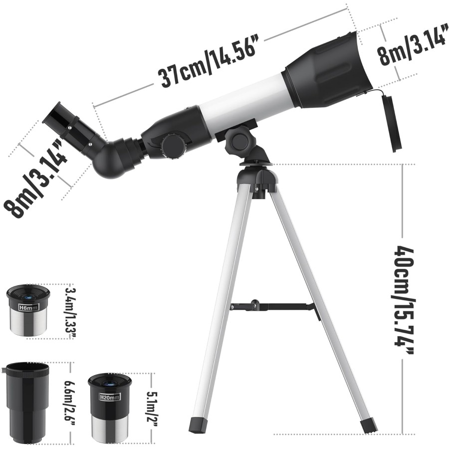 Teleskooppi junior 50/360