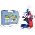 Lasten Mikroskooppisetti LED 1200x Smartphone