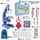 Lasten Mikroskooppisetti LED 1200x Smartphone