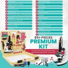 Lasten Mikroskooppisetti LED PC