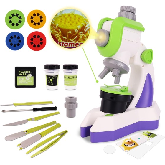 Mikroskooppi Junior 1200x projektor