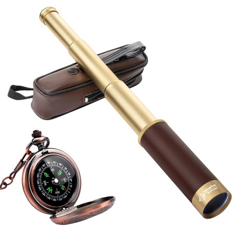 Merirosvon kompassi ja kaukoputki