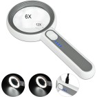 Suurennuslasi 6-12x ladattava USB