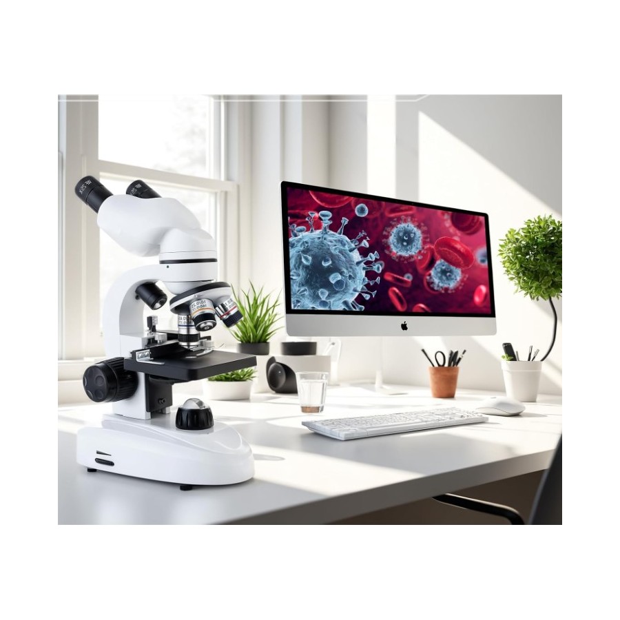 Mikroskooppi Stereo 40X-5000X PC